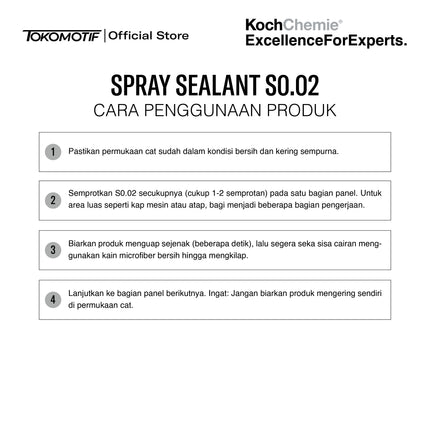 KochChemie Spray Sealant S0.02 500 ml - Maintenance Body Mobil