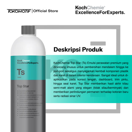 KochChemie Top Star 1000 ml - Pembersih Plastik