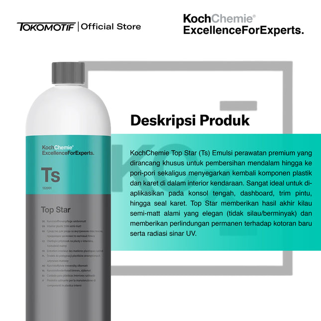 KochChemie Top Star 1000 ml - Pembersih Plastik