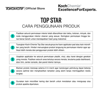 KochChemie Top Star 1000 ml - Pembersih Plastik