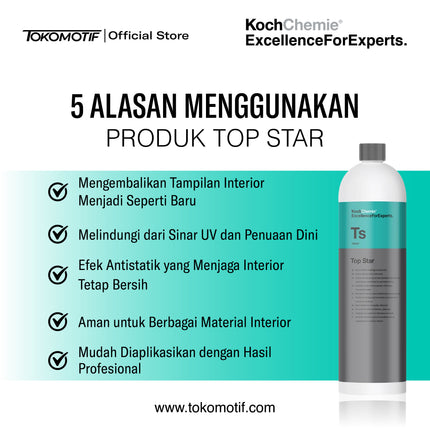 KochChemie Top Star 1000 ml - Pembersih Plastik