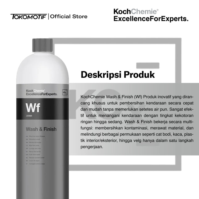 KochChemie Wash & Finish 1000-10000 ml - Shampo