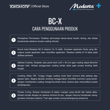 Modesta BC-X - Coating