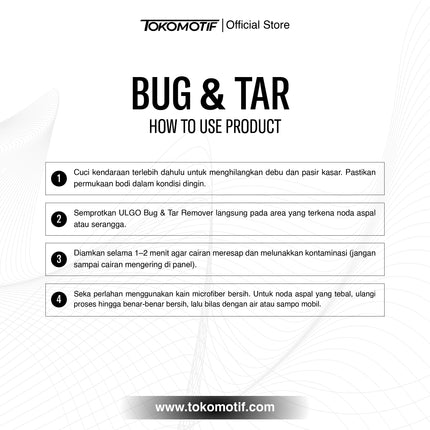 Ulgo Bug & Tar Remover 500 ml - Pembersih Serangga Dan Aspal