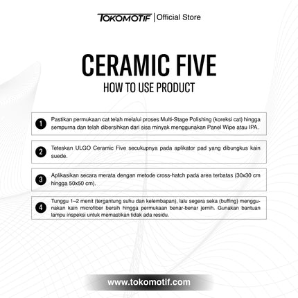 Ulgo Ceramic Five 30 ml - Coating