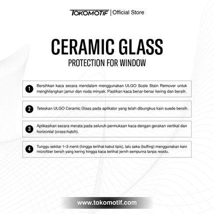 Ulgo Ceramic Glass 30 ml - Coating Kaca