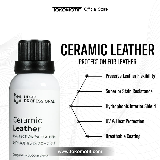 Ulgo Ceramic Leather 30 ml - Coating Kulit