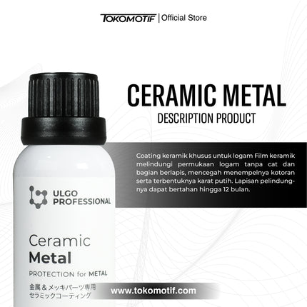Ulgo Ceramic Metal 30 ml - Coating Besi