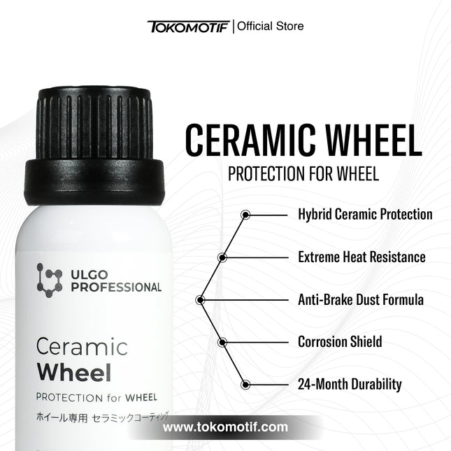 Ulgo Ceramic Wheel 30 ml - Coating Velg