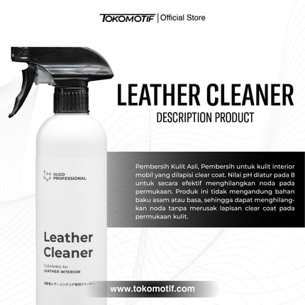 Ulgo Leather Cleaner 500 ml - Pembersih kulit