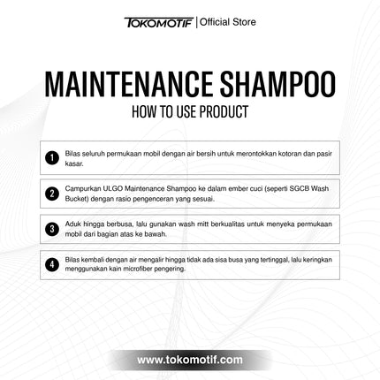 Ulgo Maintenance Shampoo 500ml - 5000ml - Shampo