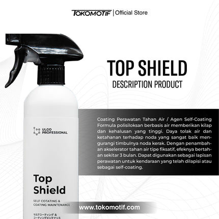 Ulgo Top Shield 500 ml - Cairan Perawatan Body