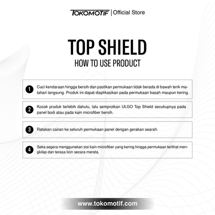 Ulgo Top Shield 500 ml - Cairan Perawatan Body
