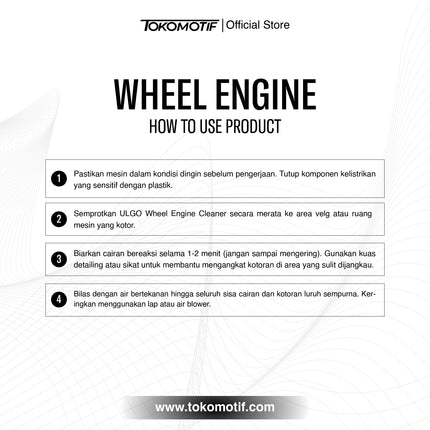 Ulgo Wheel Engine Cleaner 5000 ml - Pembersih Ruang Mesin Dan Velg