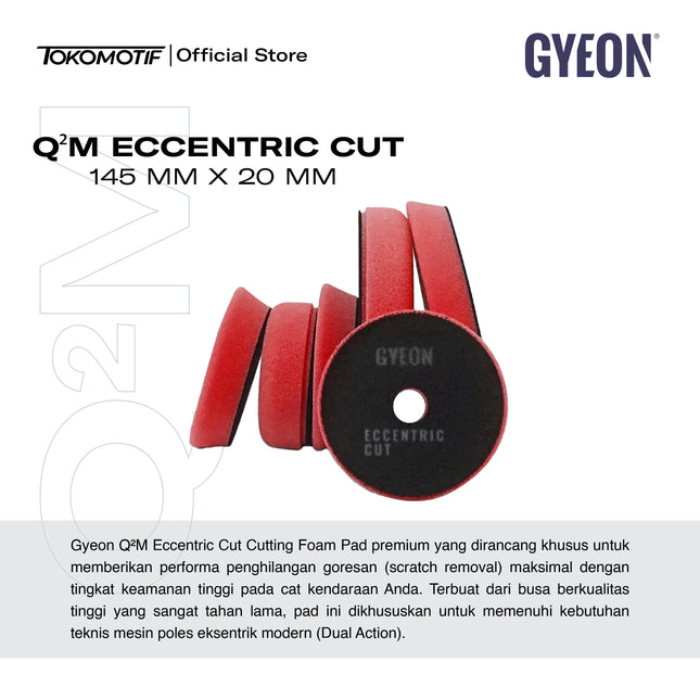 Gyeon Q2M Eccentric Cut 145mm x 20mm - Pad Poles