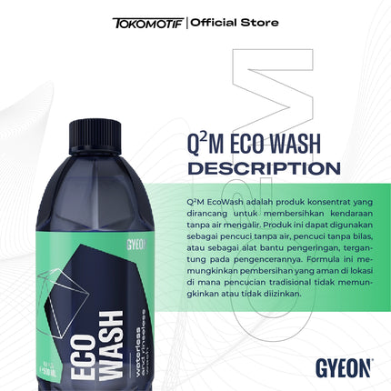Gyeon Q2M Eco Wash 500 ml - Shampo