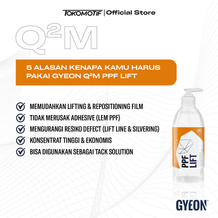Gyeon Q2M PPF Lift 500 ml - Cairan Pelumas PPF