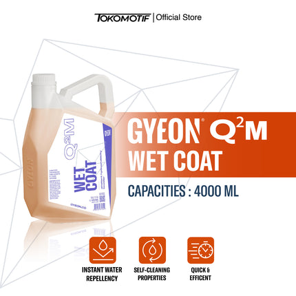 Gyeon Q2M Wet Coat 500-4000 ml - Cairan Efek Daun Talas