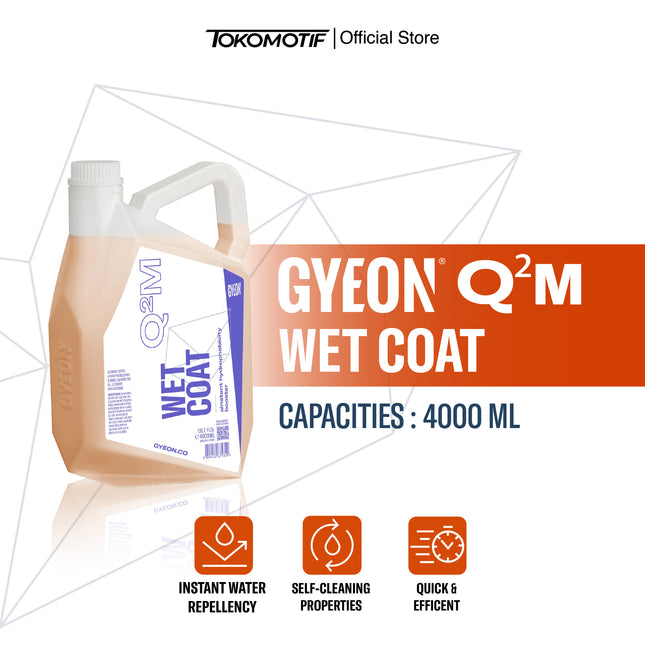 Gyeon Q2M Wet Coat 500-4000 ml - Cairan Efek Daun Talas