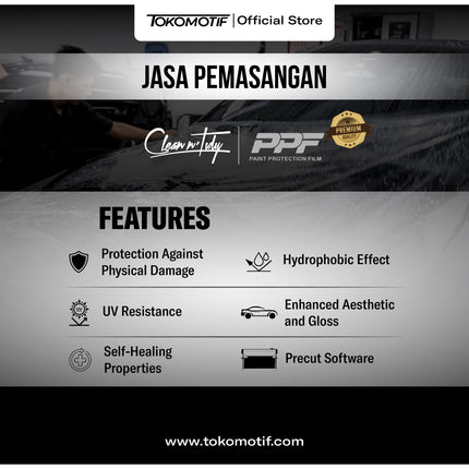 Booking Jasa Pemasangan PPF Premium Paint Protection Film Tahan Hingga 10 Tahun