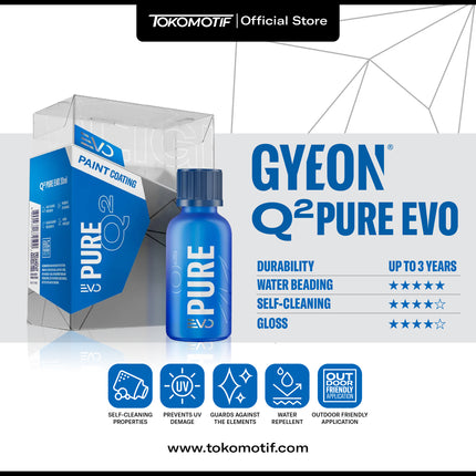 Booking Jasa Gyeon Coating Mobil Pure Evo 1 Layer Daya Tahan Hingga 3 Tahun