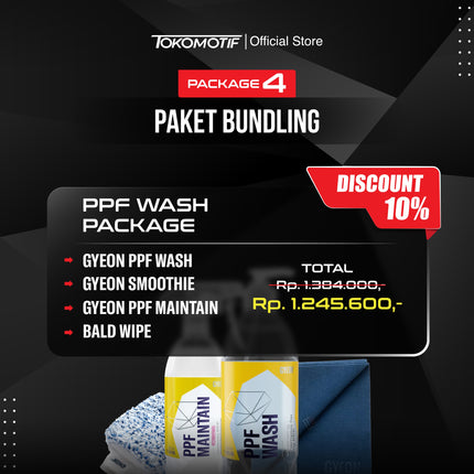 Gyeon PPF Wash Package Paket Cuci Perawatan Mobil PPF Vinyl Wrap Shampo Iron Remover Glossy Matte
