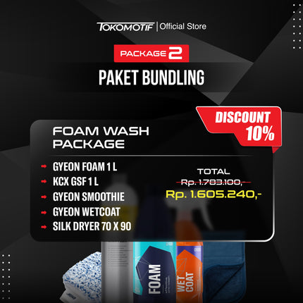 Foam Wash Package Coming SoonGyeon Koch-Chemie Foam Wash Package Paket Cuci Mobil Shampo Snow Foam Wet Coat Hydrophobic Pengering