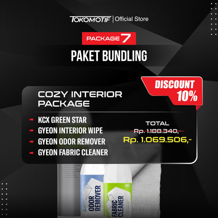 Gyeon Koch-Chemie Cozy Interior Package Paket Pembersih Interior Mobil APC Jok Kain Penghilang Bau